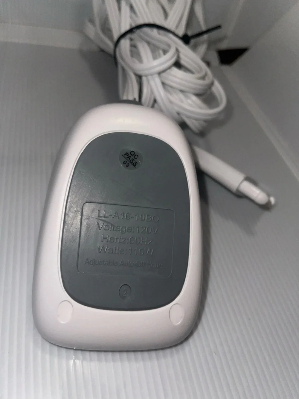 Brookstone LL-A16-10BQ Remote Controller Power Cord Heated Electric Blanket